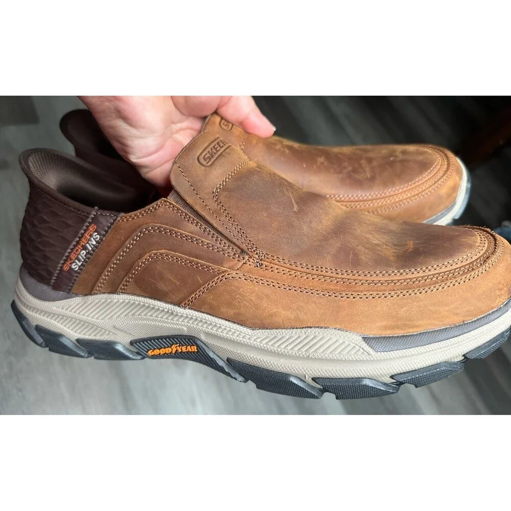 Skechers Men's Skechers Respected Elgin Shoes Casual Moccasin Size 11.5